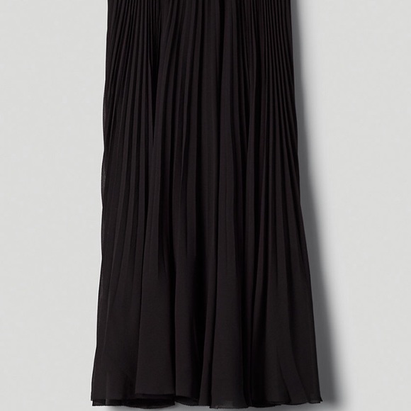 COPY - Chiffon black circle long skirt - Picture 2 of 3